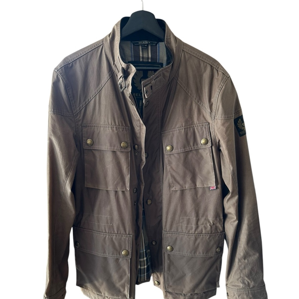 Belstaff field master jacket waxed cotton in faded olive size 40